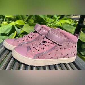 Geox Kalispera Shimmer high top sneakers